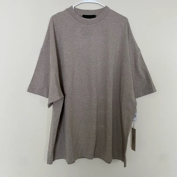 Fear of God Essentials Tee Core Heather FW23 - Picture 1 of 7